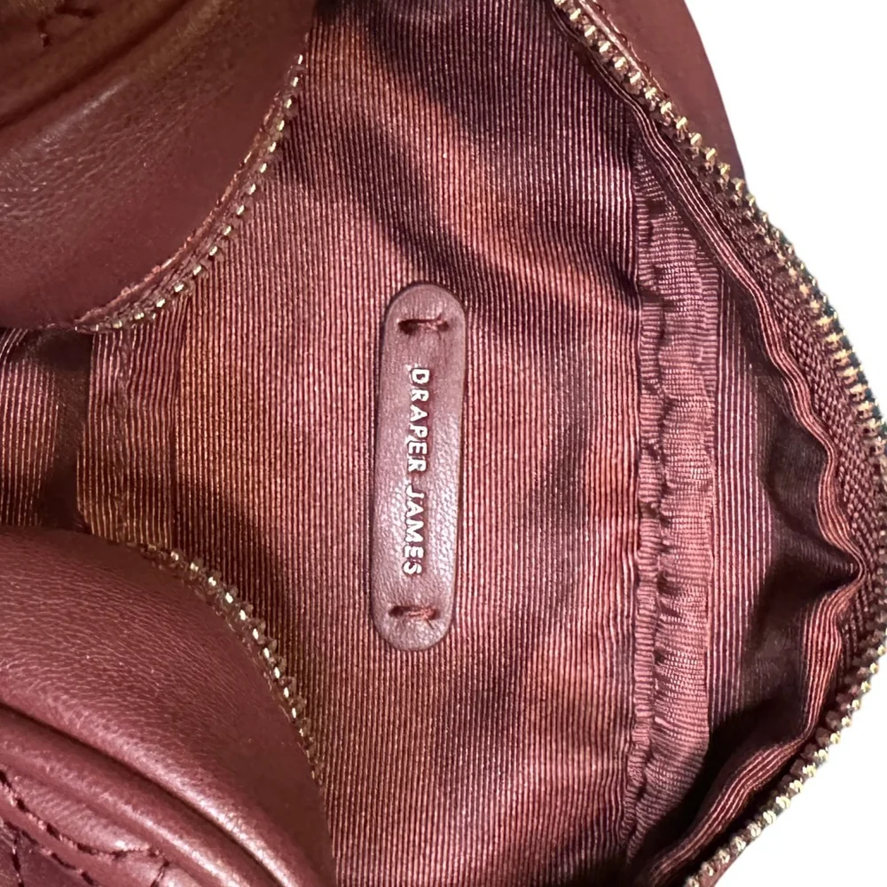 Women's Draper James Crossbody Bag One Size Burgundy - Picture 7 of 7